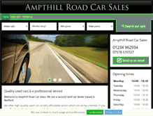 Tablet Screenshot of ampthillroadcarsales.co.uk
